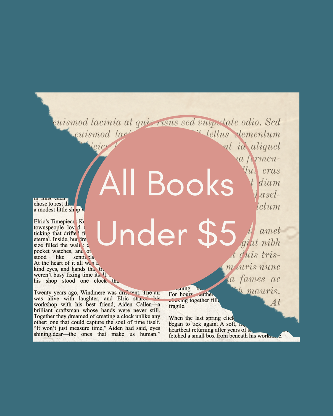 All Preloved Titles Under $5.00