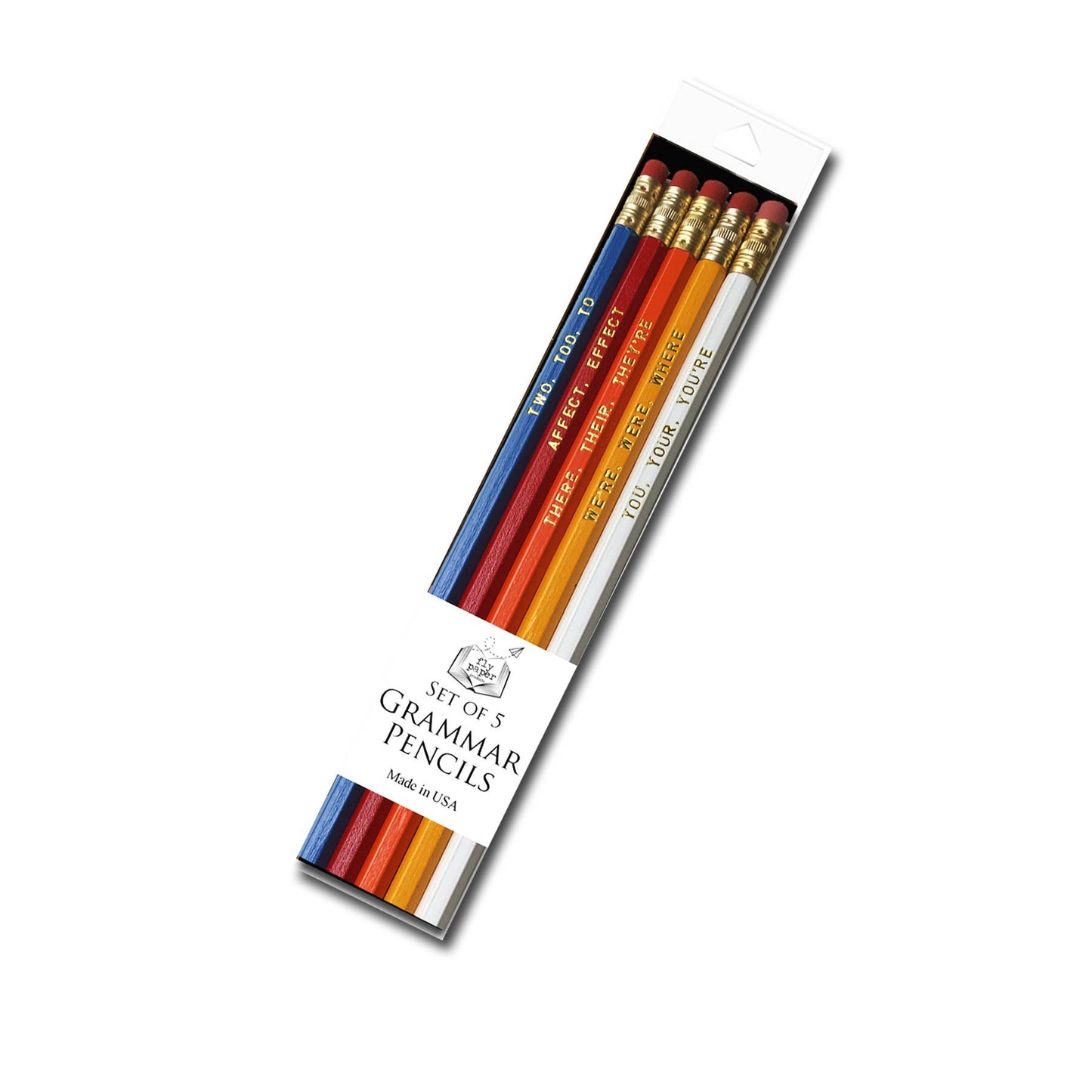 Ensemble de crayons pour règles de grammaire