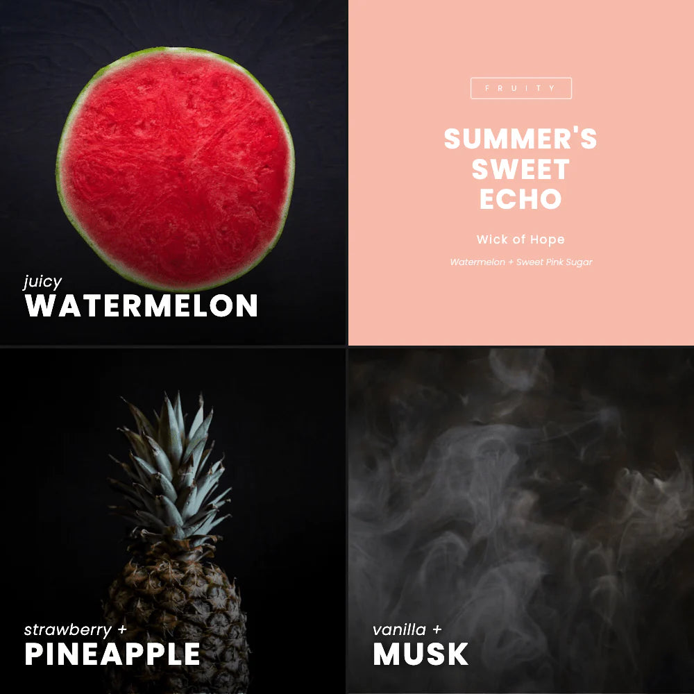 Summer's Sweet Echo Wax Melt | Watermelon + Sweet Pink Sugar