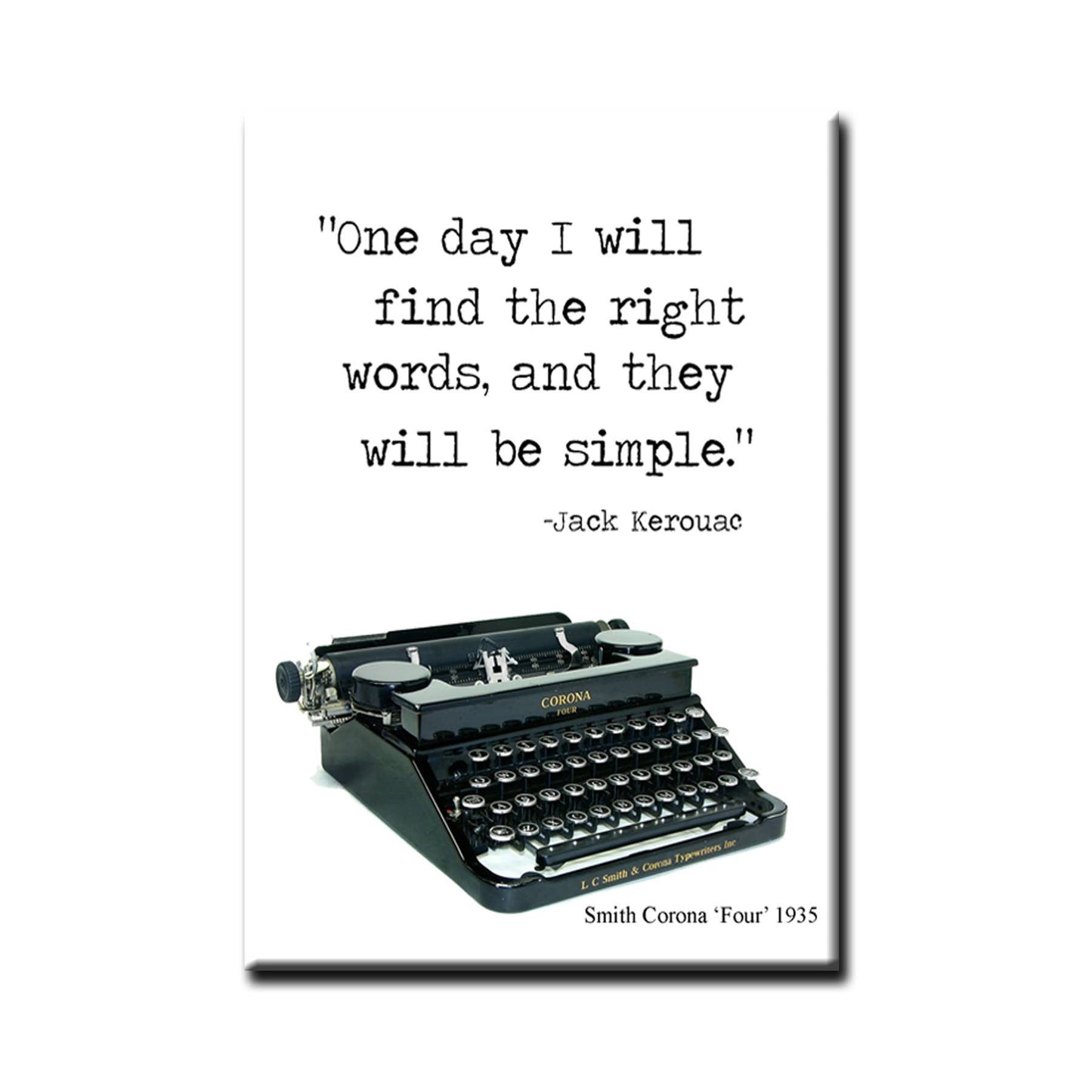 Find the right words typewriter Fridge Magnet