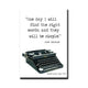 Find the right words typewriter Fridge Magnet