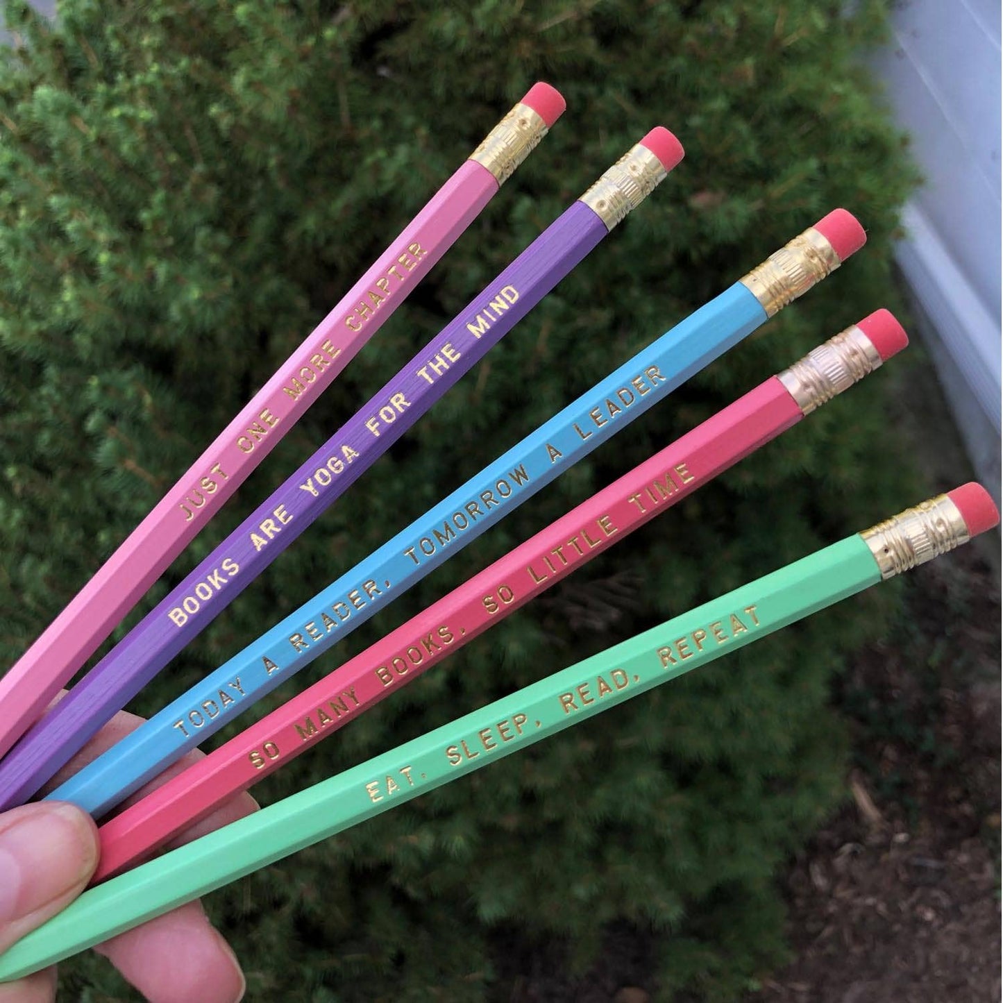 Ensemble de crayons pour amoureux des livres