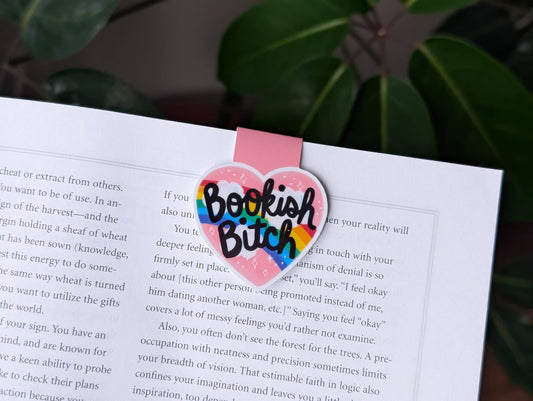 Bookish Bitch Magnetic Bookmark for Book Lovers