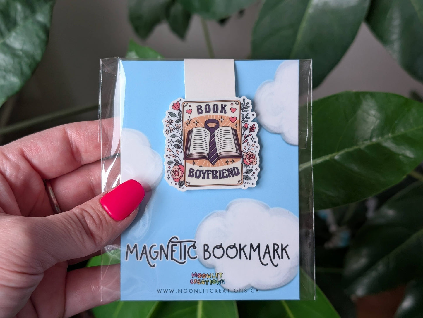 Marque-page magnétique « Petit ami de livre », cadeau pour lectrice de romance