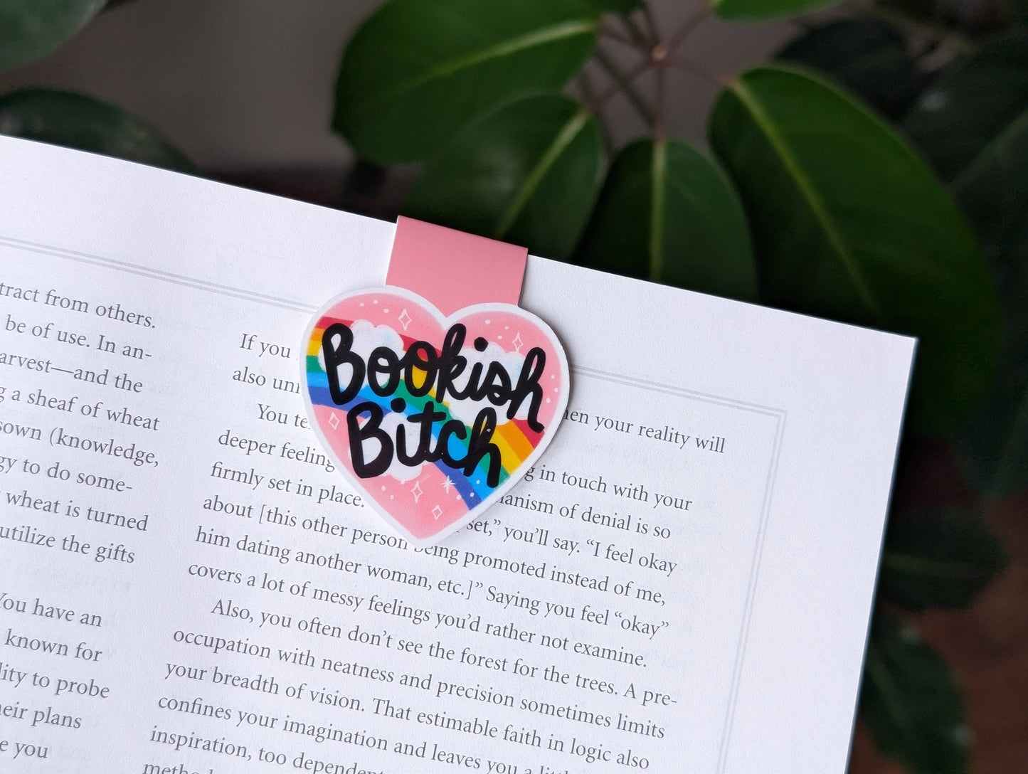 Bookish Bitch Magnetic Bookmark for Book Lovers