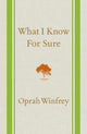 What I Know For Sure cover image