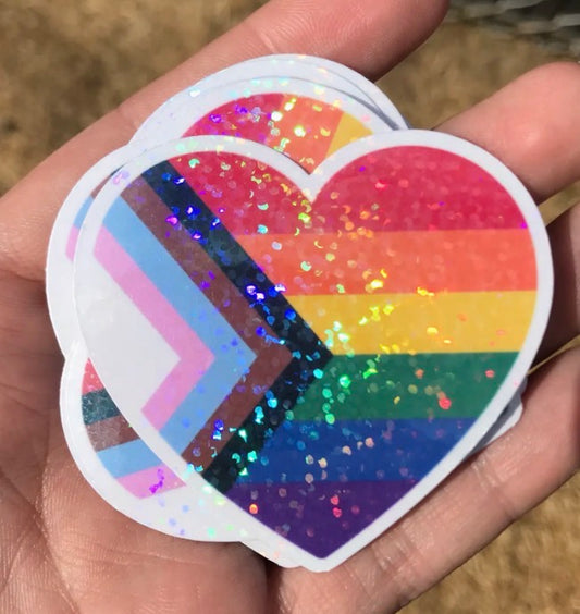 Holographic Pride Flag Sticker *pre-sale*