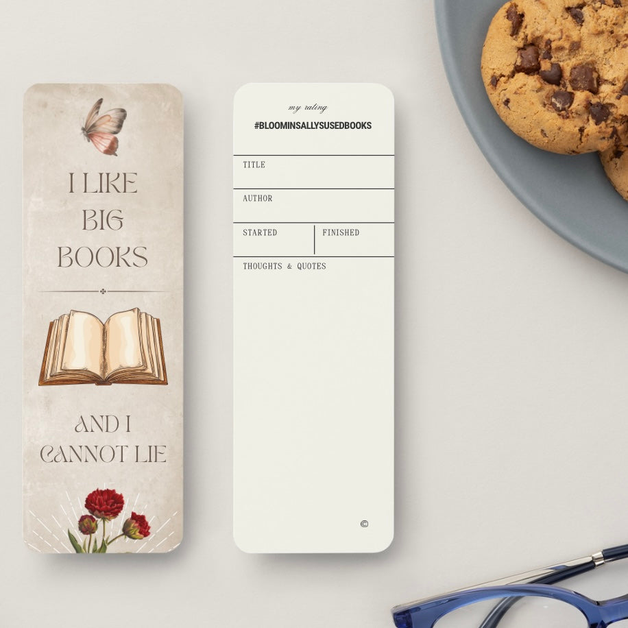 I Like Big Books Deluxe Bookmark
