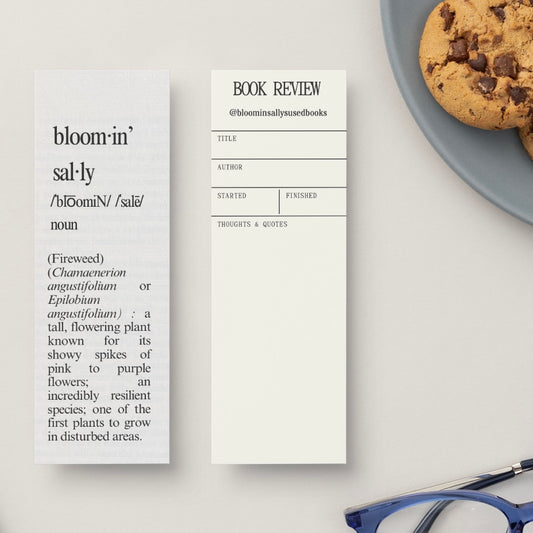 Bloomin’ Sally’s Classic Bookmark