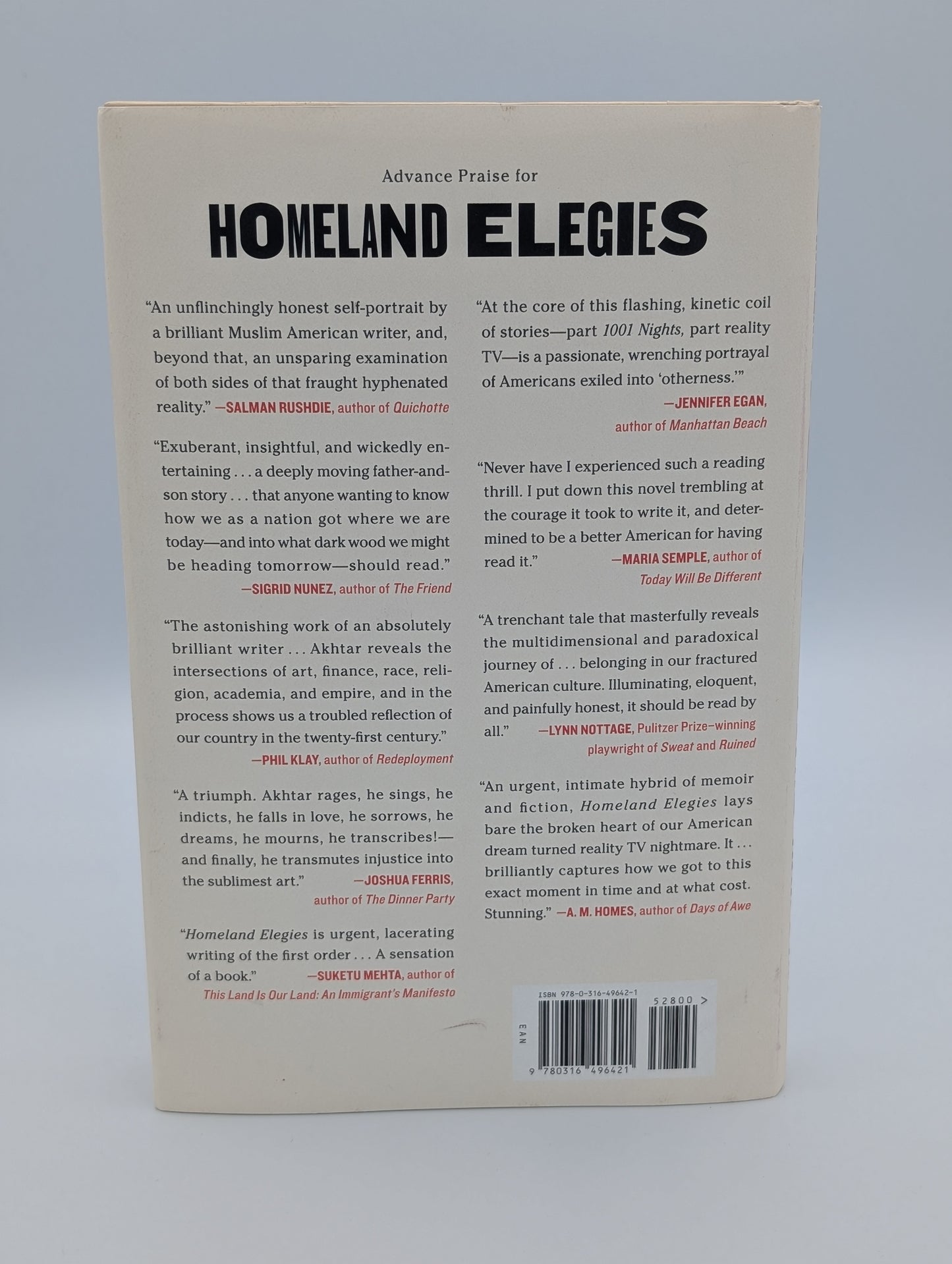 Homeland Elegies: A Novel
