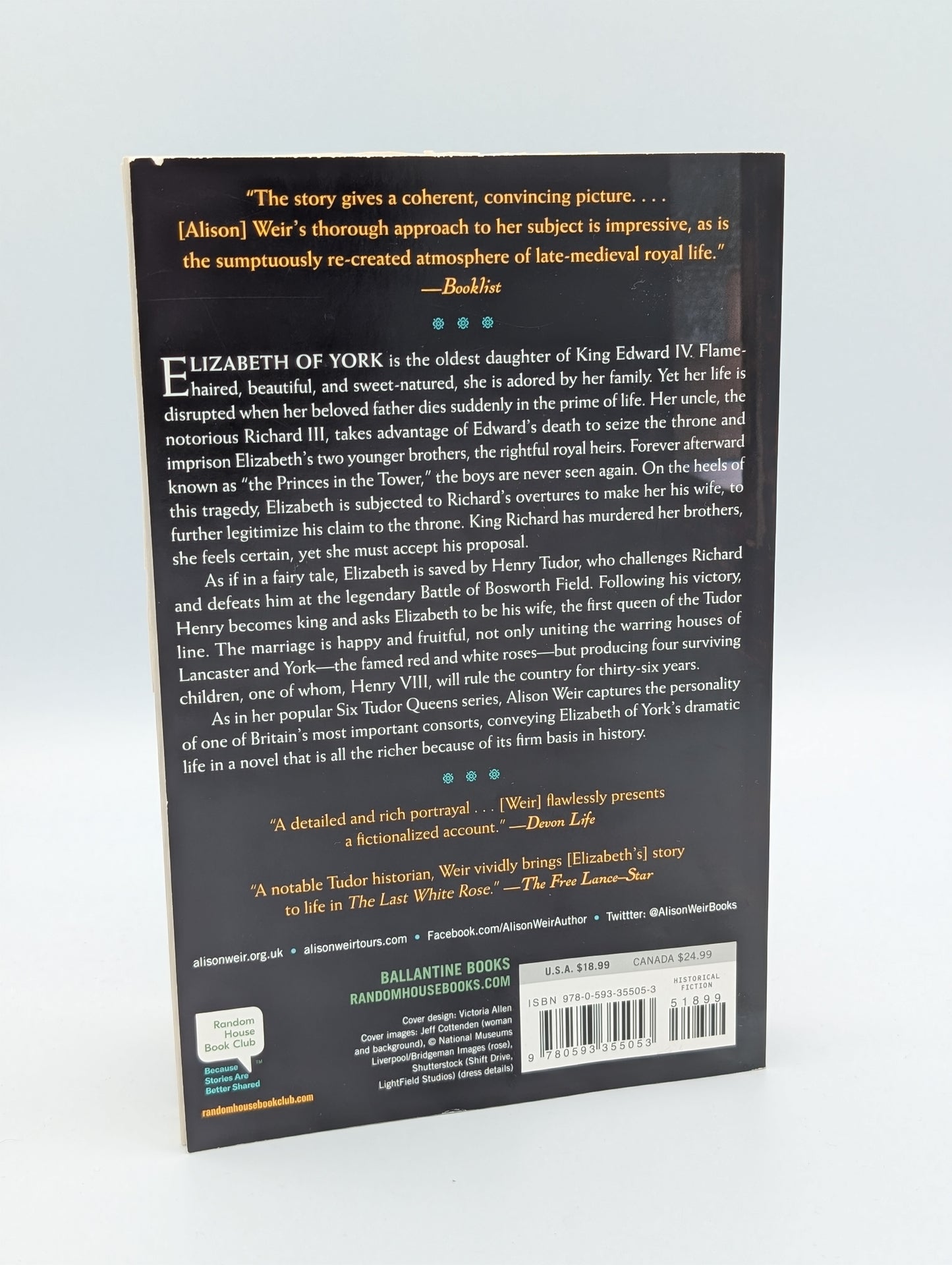 La Dernière Rose Blanche : Un roman d'Élisabeth d'York (La Rose Tudor, 1)