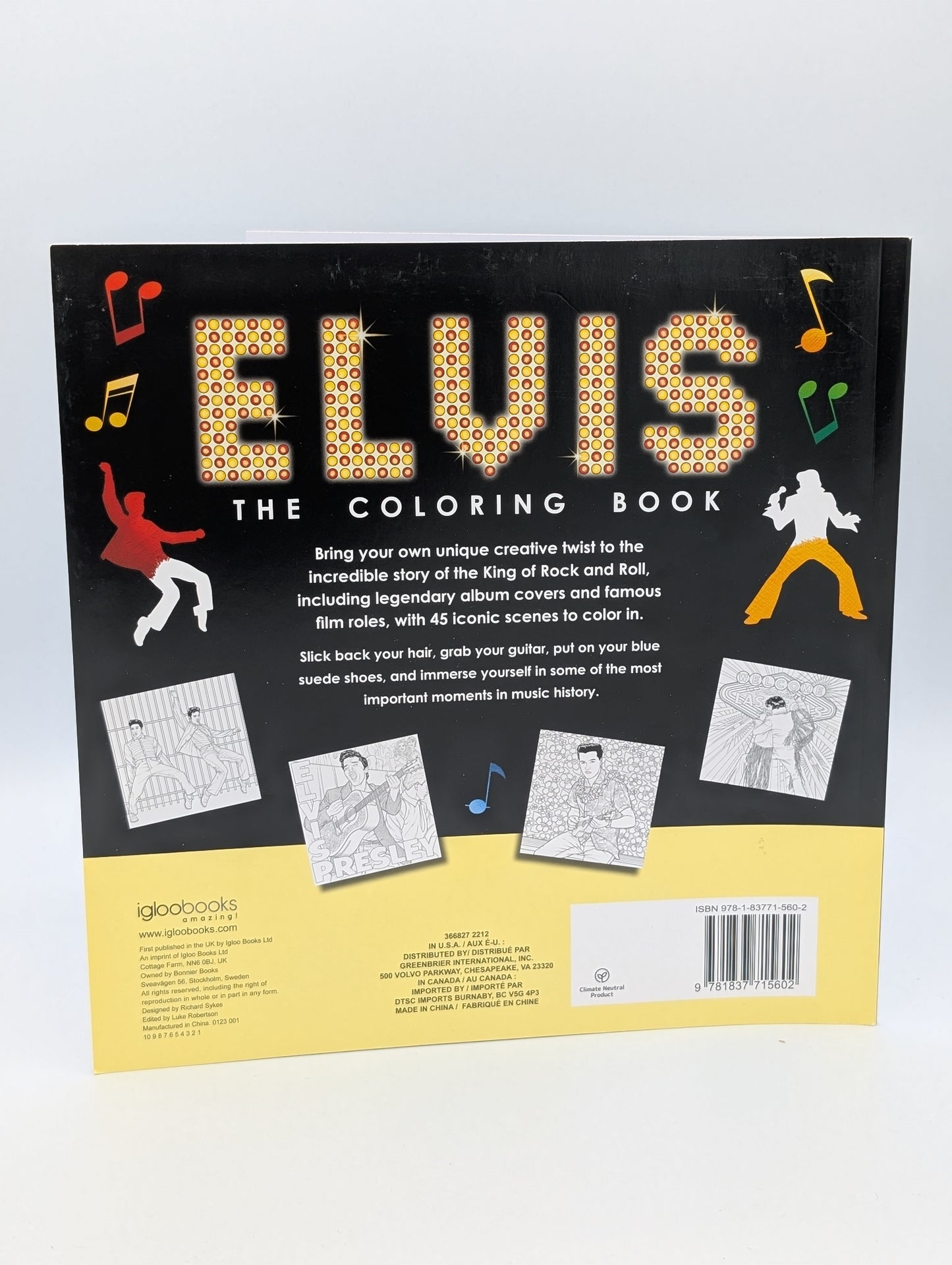 Elvis - The Coloring Book for Adults