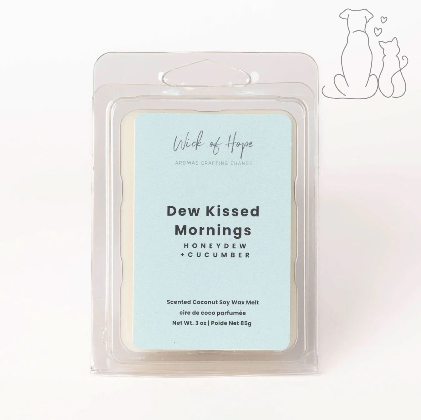 Dew Kissed Mornings Wax Melt | Honey Dew + Cucumber