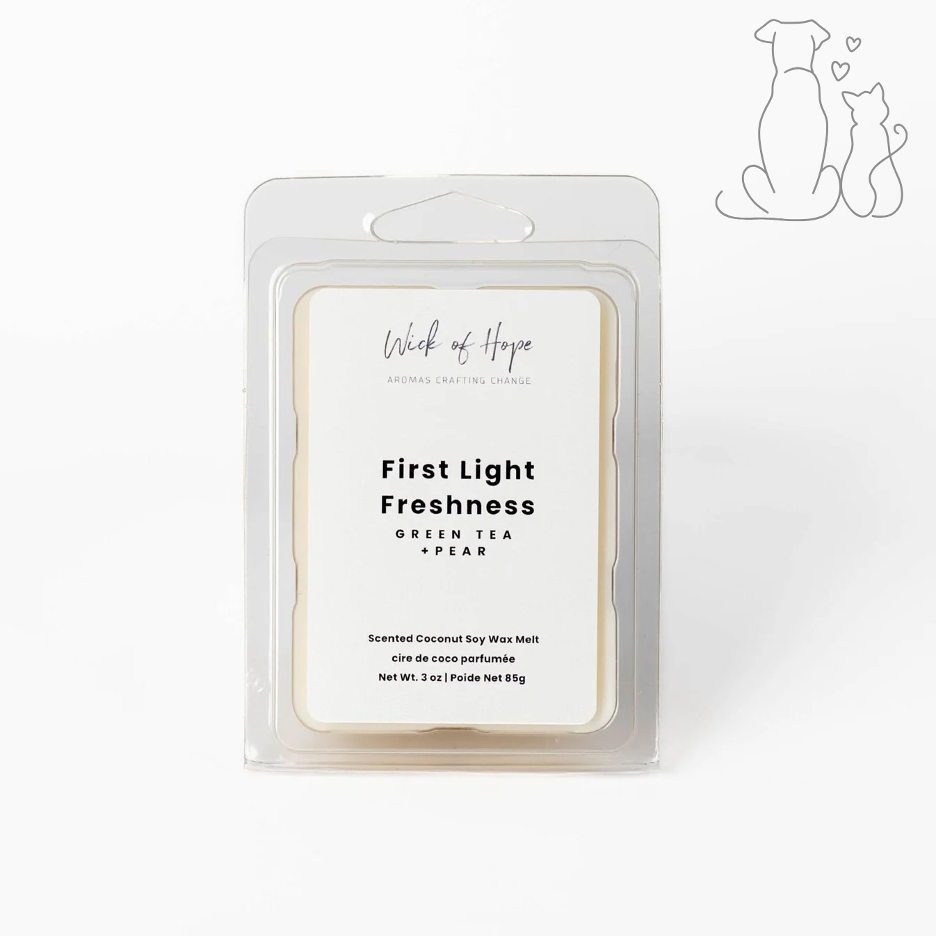 First Light Freshness Wax Melt | Green Tea + Pear
