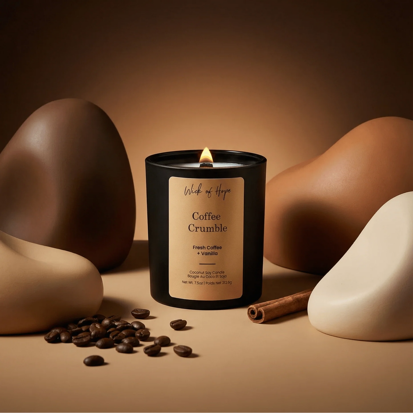 Coffee Crumble Candle | Fresh Coffee + Vanilla