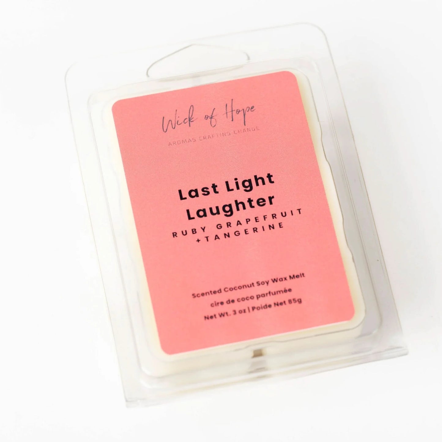 Last Light Laughter Wax Melt | Ruby Grapefruit + Tangerine