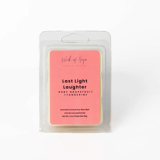 Last Light Laughter Wax Melt | Ruby Grapefruit + Tangerine