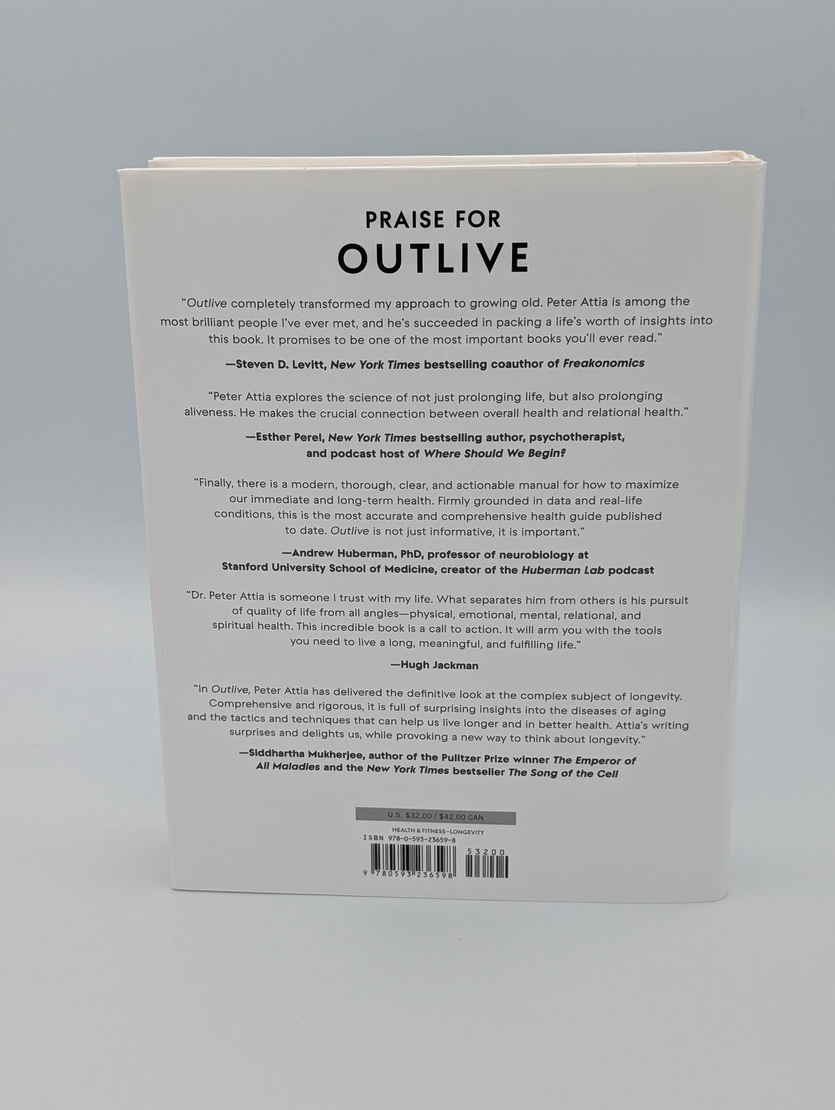Outlive: The Science and Art of Longevity