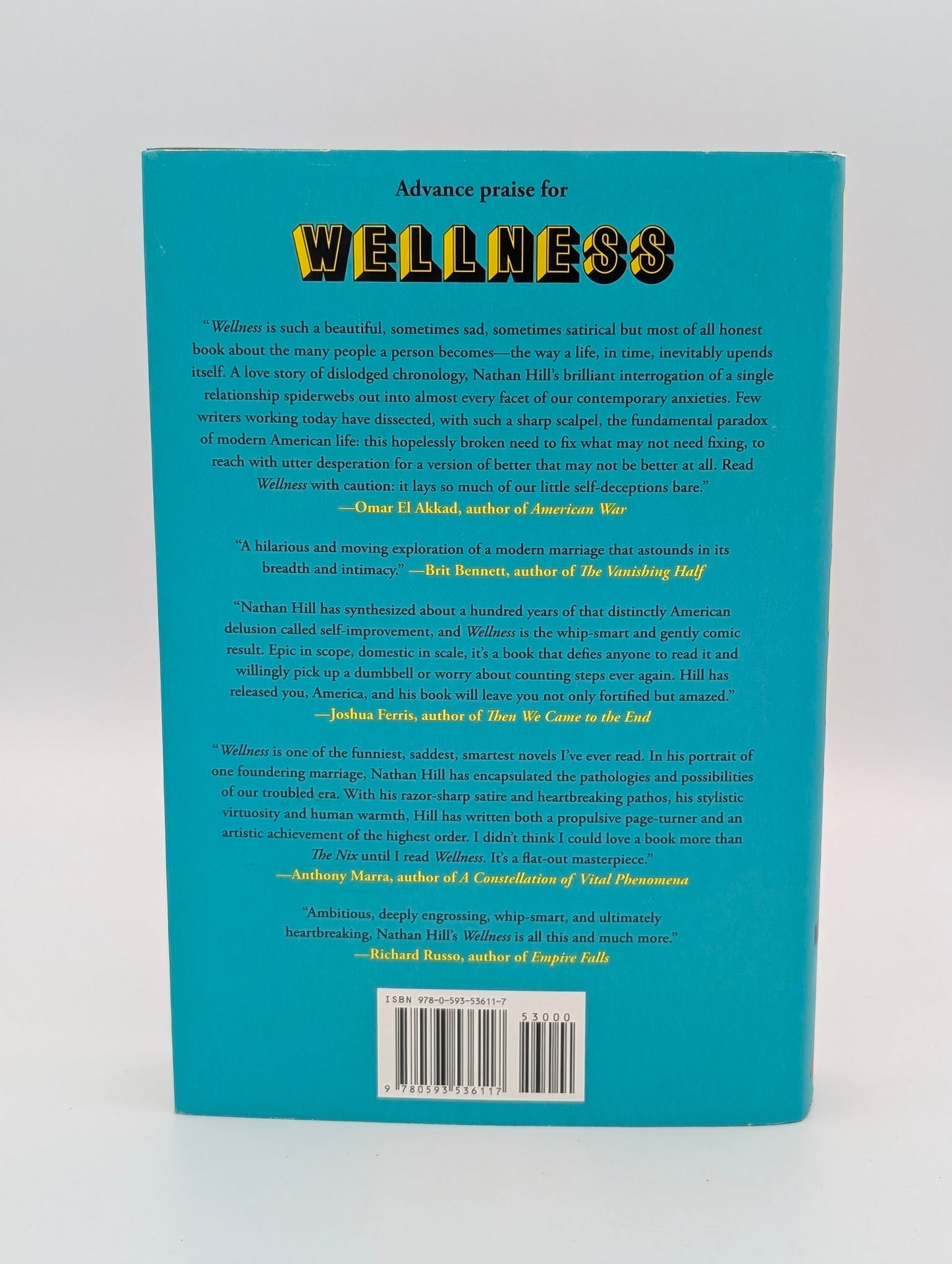 Wellness: A novel (Oprah's Book Club)