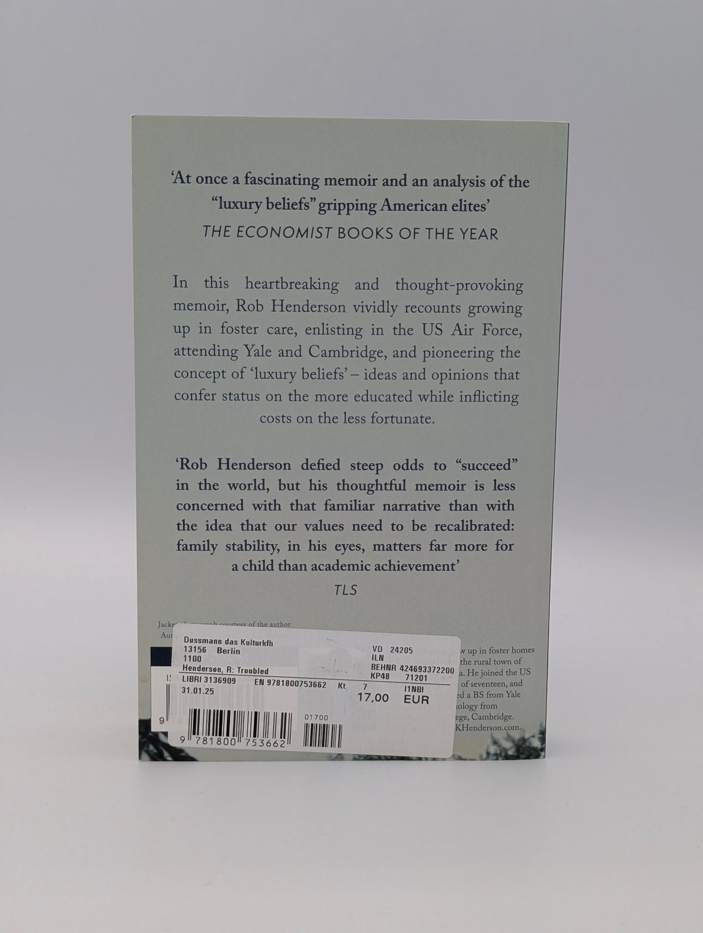 Troubled A Memoir of Foster Care, Family, and Social Class.