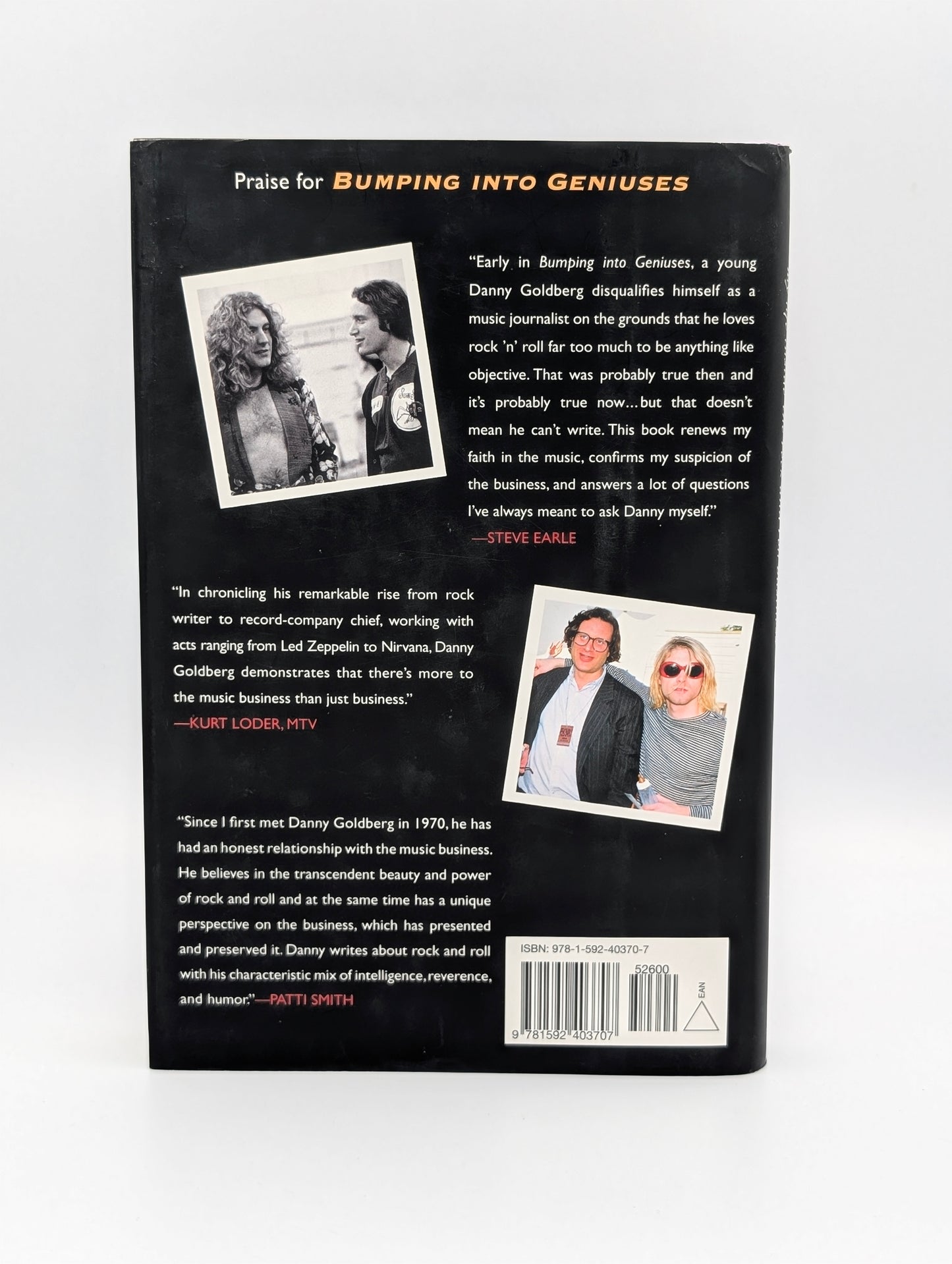 Bumping Into Geniuses: My Life Inside the Rock and Roll Business
