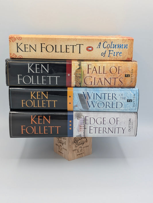 Ken Follett Epic Fiction 4-Book Bundle: The Century Trilogy (Books 1–3) & A Column of Fire (Kingsbridge)