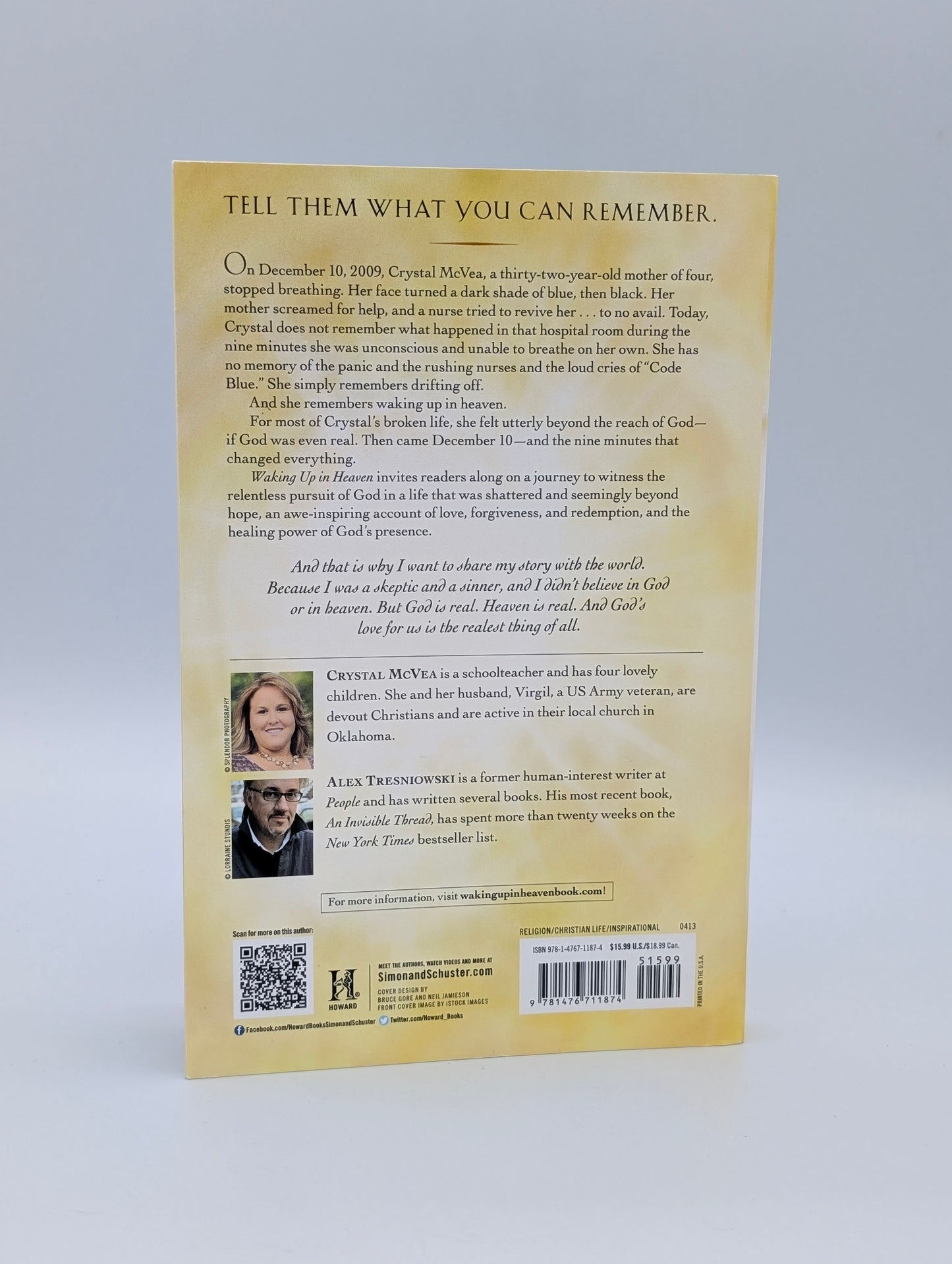 Waking Up in Heaven: A True Story of Brokenness, Heaven, and Life Again