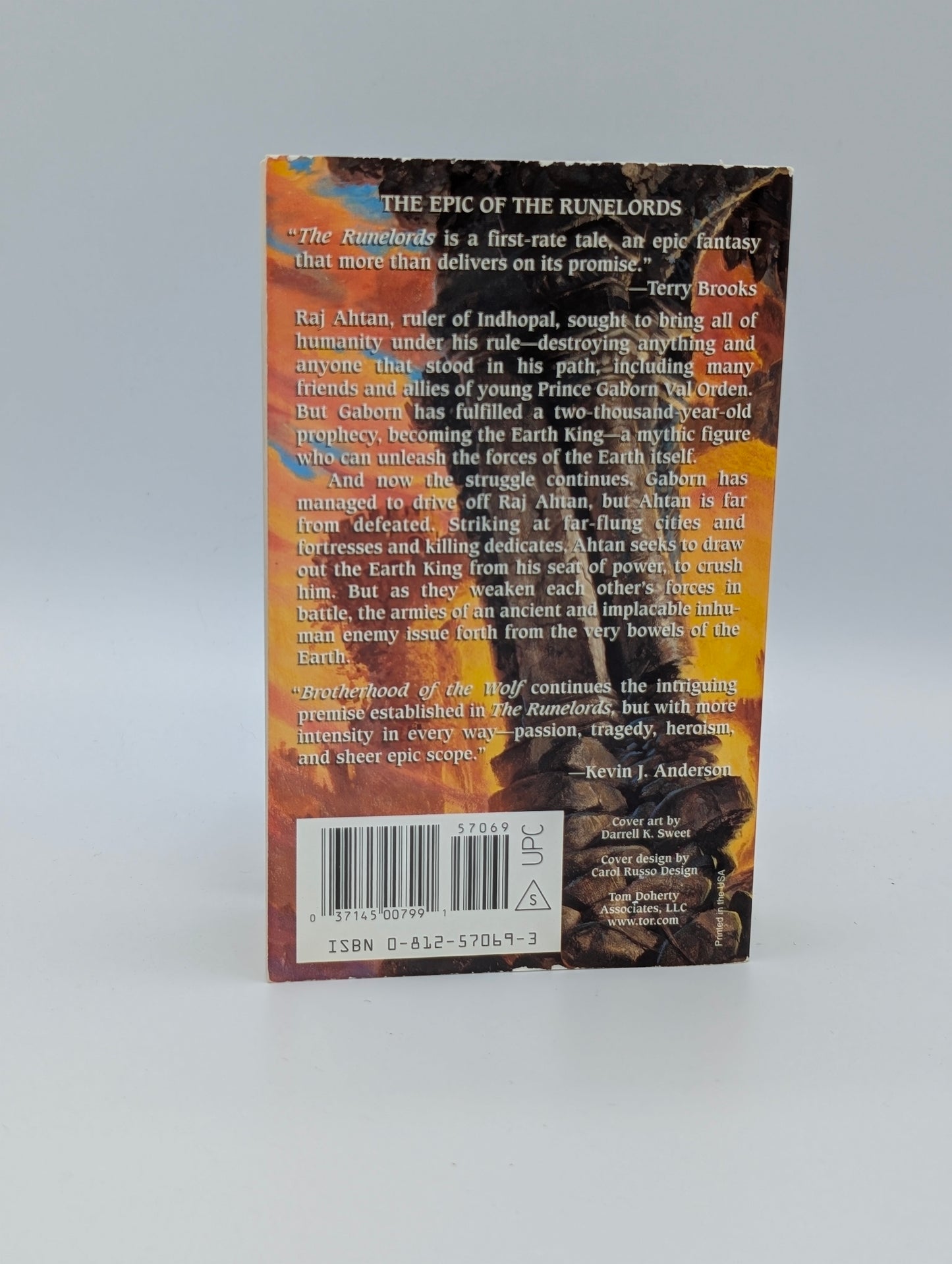 Brotherhood of the Wolf (The Runelords, Book Two)