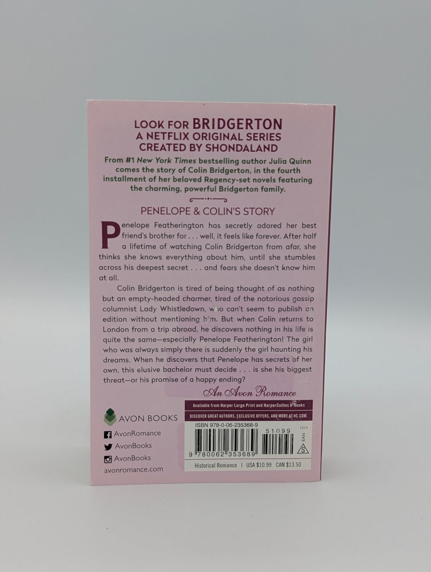 Romancing Mister Bridgerton (Bridgertons Book 4)