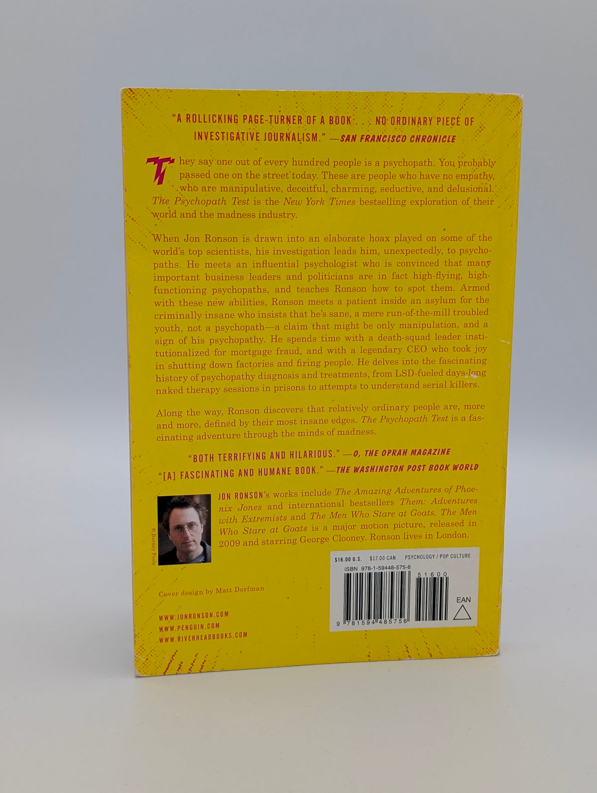 The Psychopath Test: A Journey Through the Madness Industry