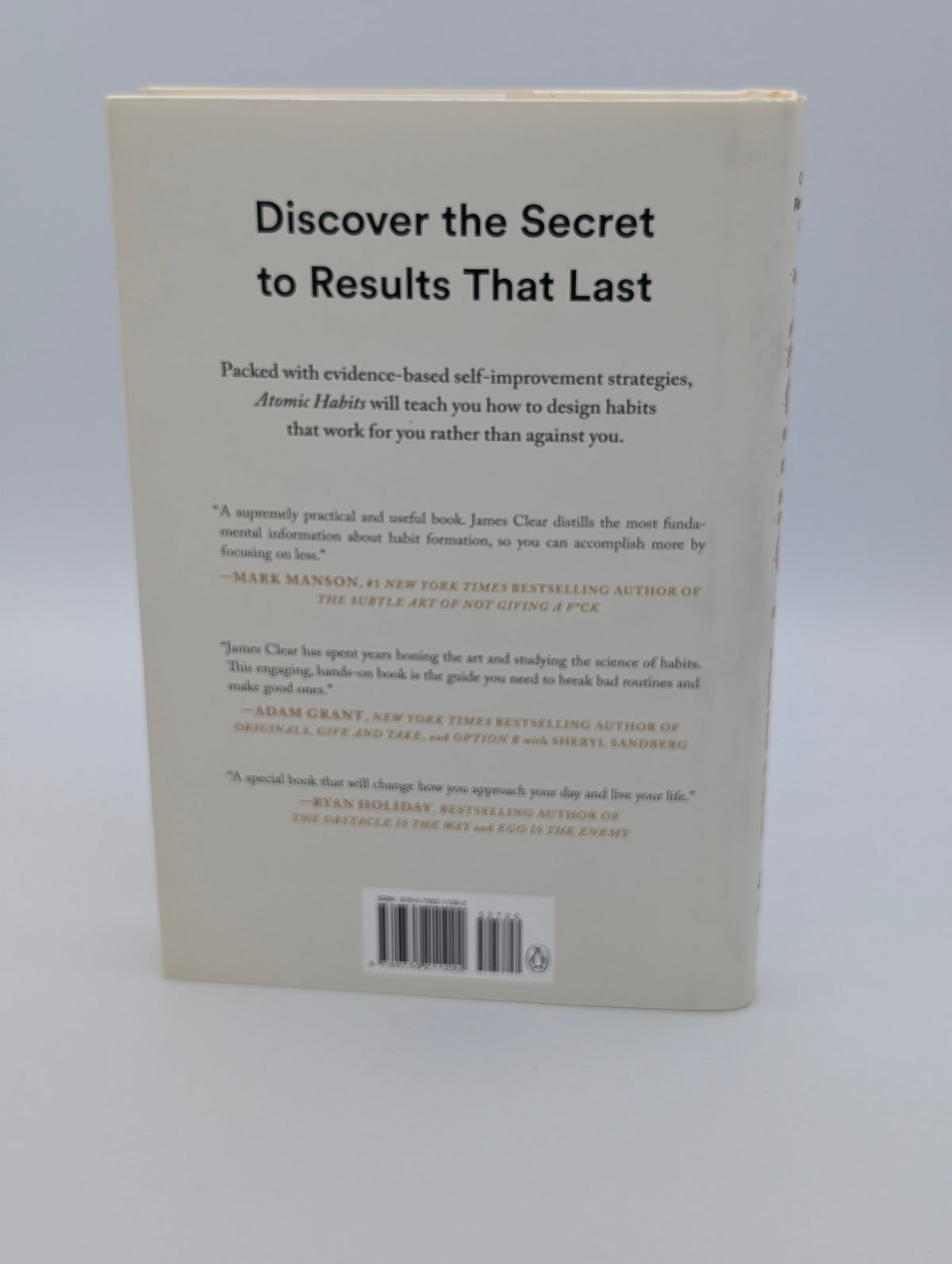 Atomic Habits: An Easy & Proven Way to Build Good Habits & Break Bad Ones