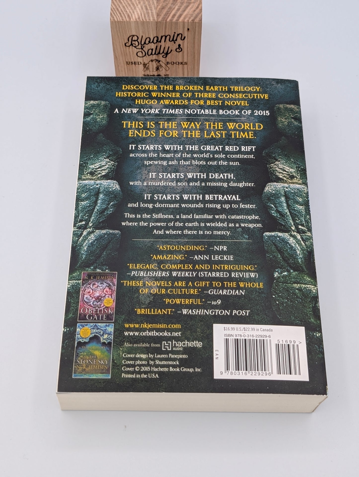 The Broken Earth Trilogy: The Fifth Season, The Obelisk Gate, The Stone Sky