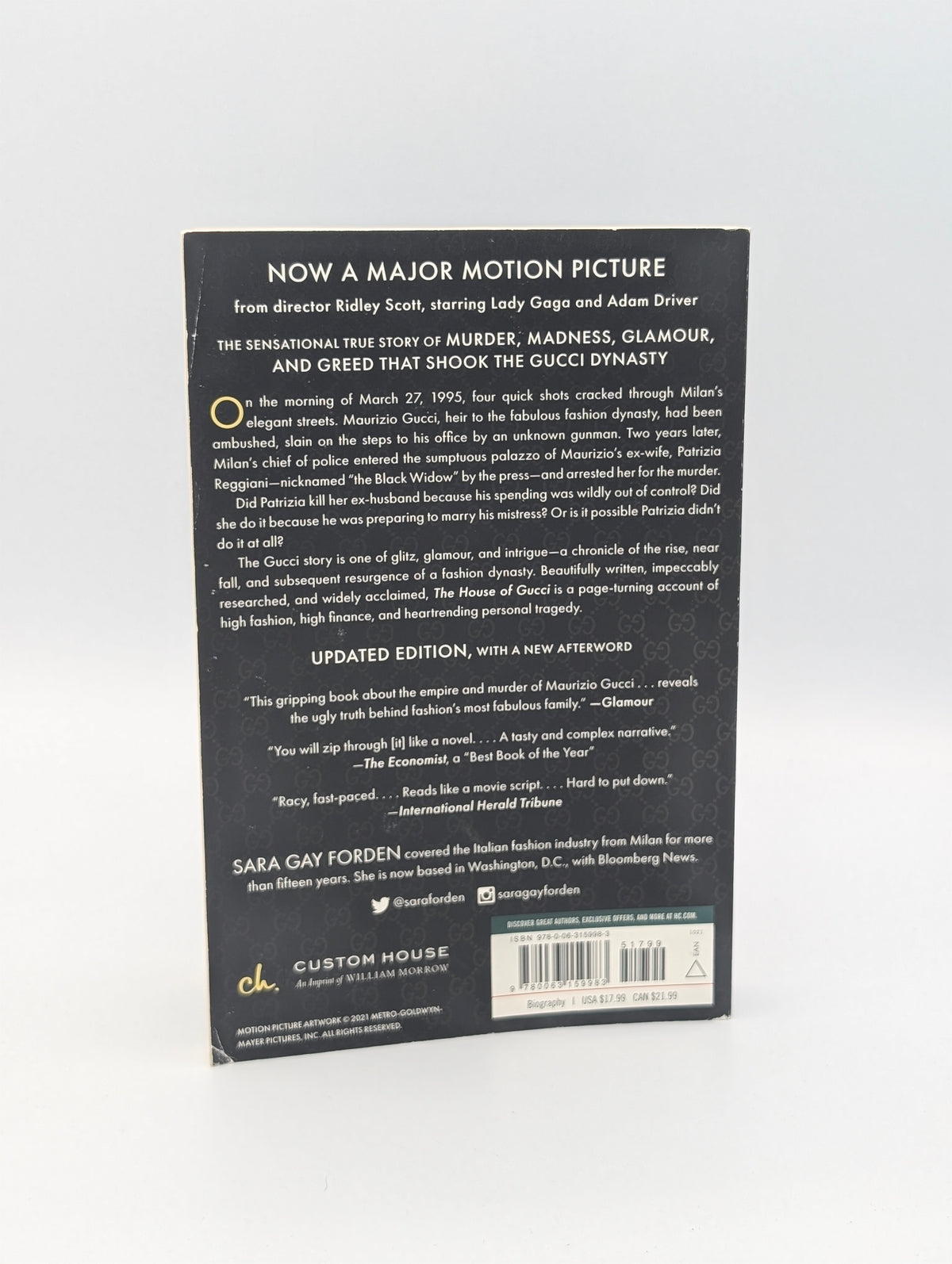 The House of Gucci [Movie Tie-in]: A True Story of Murder, Madness, Glamour, and Greed: A Summer Beach Read