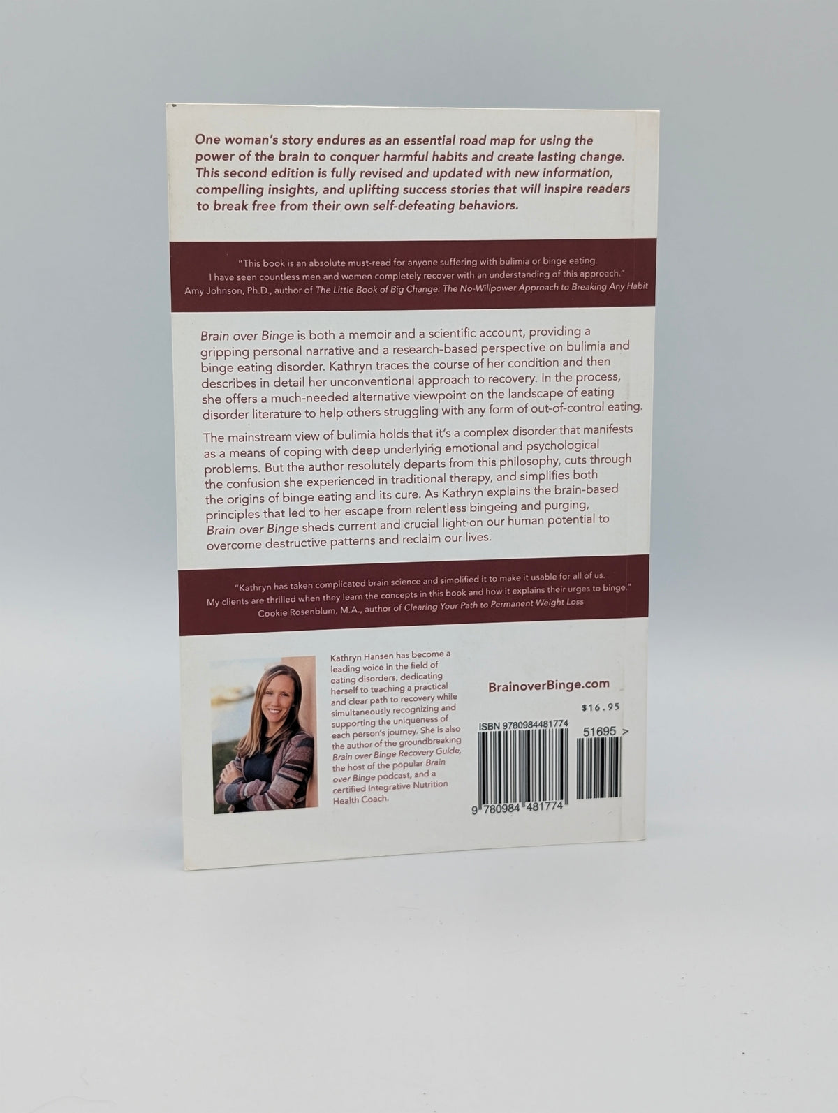 Brain over Binge: Why I Was Bulimic, Why Conventional Therapy Didn't Work, and How I Recovered for Good