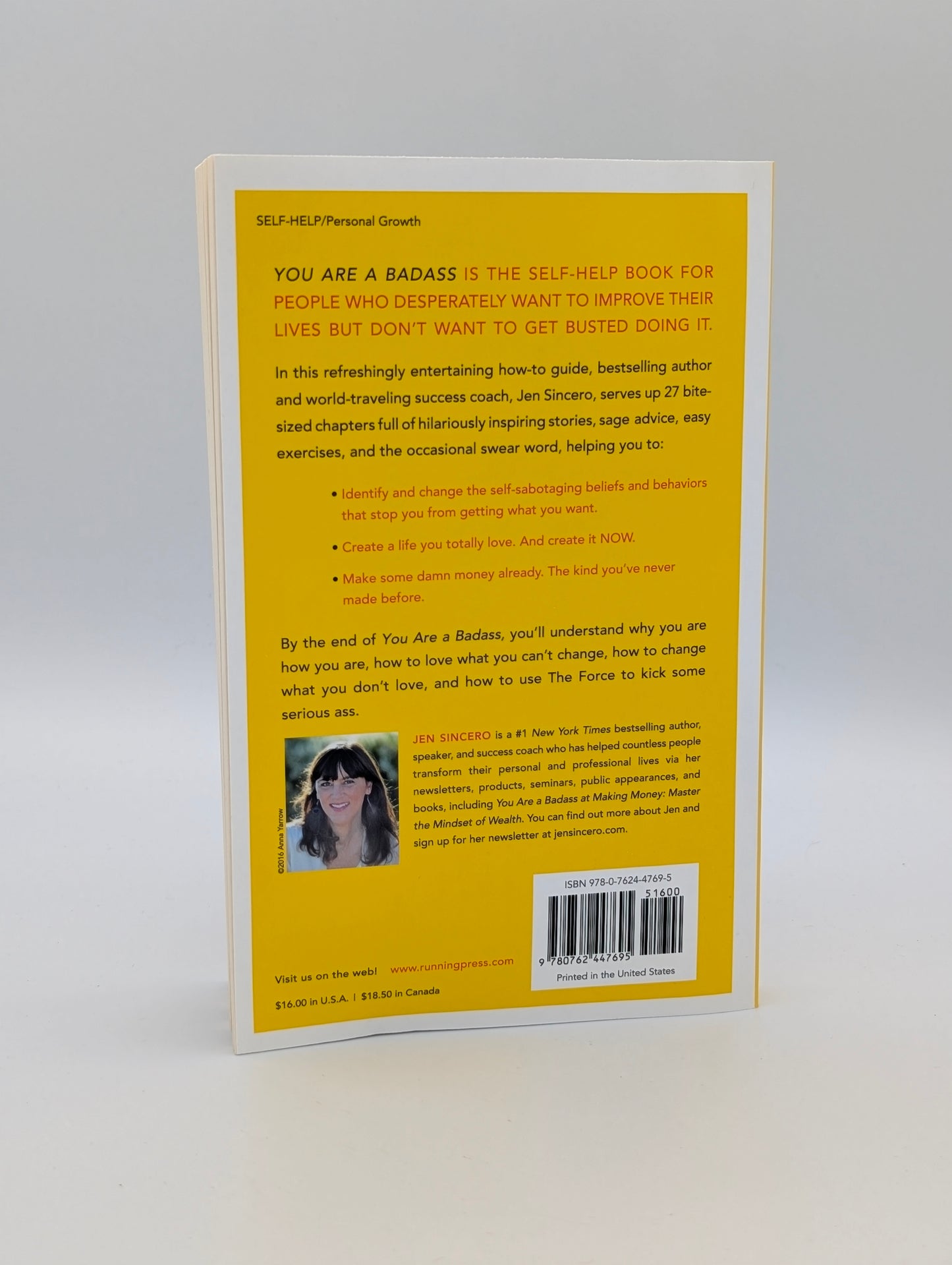 You Are a Badass: How to Stop Doubting Your Greatness and Start Living an Awesome Life