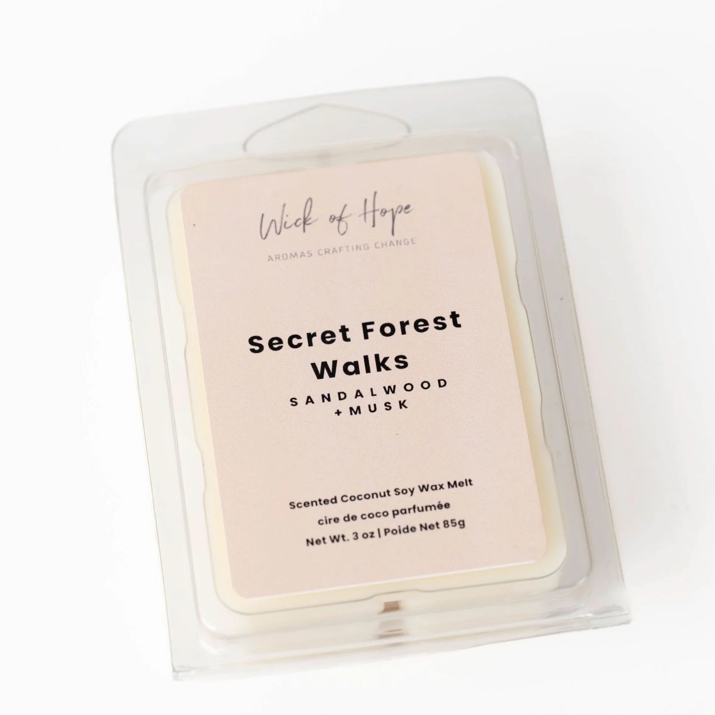 Secret Forest Walks Wax Melt | Sandalwood + Musk