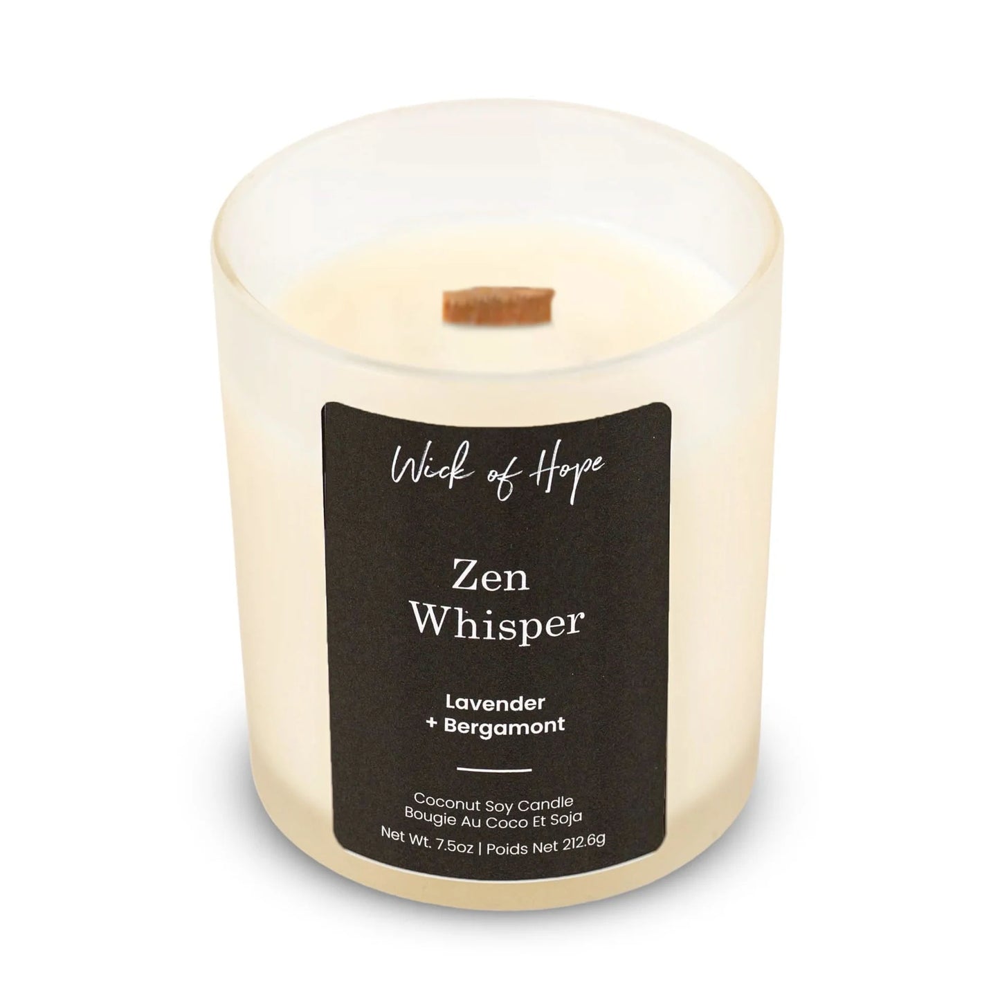 Zen Whisper Candle | Lavender + Bergamot